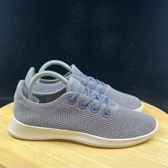 Allbirds Tree Runners Women's Size 8 Whitecap Blue Running Shoes Sneakers Wool - Picture 5 of 10
